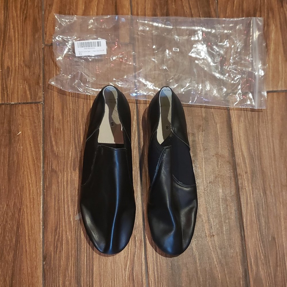 Black dance shoes